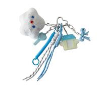 Lilinzhi Borse In Corda Intrecciata Portachiavi Con Ciondoli Accessori Per Decorative Borsette Zaino Decori Portachiavi Estetici Regali Ciondoli