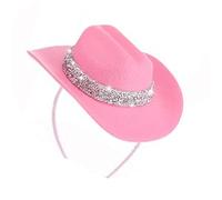 Lilinzhi Cappelli decorativi occidentali con scintillante per accessori per costumi e decorazioni per capelli da festa scintillante clip per capelli occidentale