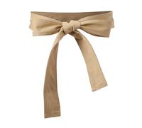 Lilinzhi Cappotto invernale Cintura Per Le Donne Degli Uomini Semplice Cintura In Vita Moda Nastro Selftied Sash Cintura Per Trenchcoat Capispalla Ufficio Usura, Cachi terroso, Taglia unica
