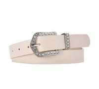 Lilinzhi Cintura con fibbia con strass per donne fibbia a perno cintura cintura femminile accessori abbigliamento, BG, Etichettalia unica