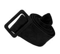 Lilinzhi Cintura larga da donna in vita capispalla per cappotto di lana multicolore cappotto invernale cintura in vita con fibbia Cincher, Nero , Taglia unica