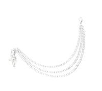 Lilinzhi Elegante ritaglio croce scarpa pizzo fascino versatile gioielli accessorio per donne alla moda streetwear si adatta a tutte le scarpe casual giovani clip per scarpe moda