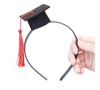 Lilinzhi Fascia per capelli per laureati per laureati, piccolo cappello di laurea, clip per capelli antiscivolo, decorazione per feste di laurea