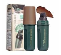 Lilinzhi Hair Dye, Lilinzhi Quick Cover Root Touch up Stick, Safe and Convenient Comb Hair Dyes, Portable Hair Dye Comb For Gray Hair Coverage, Waterproof and Sweat-Proof (1*Brown)