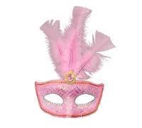 Lilinzhi Mascherate per le donne con strass piumati veneziani feste serali ballo di fine anno Halloween costumi cosplay veneziani donne per feste in maschera