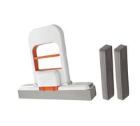 Lilinzhi Palmare Squeeze Piccola Spugna Mop Assorbente Desktop Pieghevole Cleaner con Testa Sostituibile per Controsoffitti Auto Uffici Spugna Sostituibile Gomma Bianco Titolare