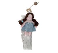 Lilinzhi Salvaspazio Clip per capelli Espositore Salvaspazio Montaggio a Parete Accessorio Appeso Strisce con Giocattolo Floreale Espositore Accessori Donna, Misura unica, come descritto