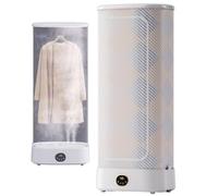 lilishangmao Asciugatrice Automatica Portatile Migliorata, Asciugatura Rapida dei Vestiti, Stiratrice A Vapore, Capienza 10-15 Capi, Timer 0-240 Min, Circolazione dell'Aria Calda A 360°, per Interni