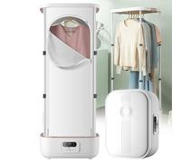 lilishangmao Asciugatrice Portatile Migliorata, Stiratrice A Vapore Elettrica Completamente Automatica - 900 W Turbo Steam, Asciugatura Delicata, Pannello di Controllo Touch, Risparmia L'80% di Tempo
