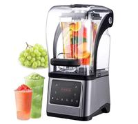 lilishangmao Frullatore Professionale,Frullatore Elettrico Professionale per Granita E Ghiaccio Tritato,9 velocità,con Coperchio Antirumore,per Feste, Riunioni di Famiglia E attività di Produzione