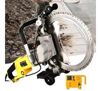 lilishangmao Sega Circolare Elettrica Professionale per Calcestruzzo, Motore in Rame Puro Ad Alta Resistenza da 8000 W, 2200 Giri/Min, Design Antipolvere Raffreddato Ad Acqua, per Appaltatori 29cm