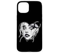 Lilith Goth Pretty Girl Demoness x Cuore Lavoro nero Custodia per iPhone 15 Plus