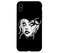 Lilith Goth Pretty Girl Demoness x Cuore Lavoro nero Custodia per iPhone XS Max