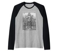Lilith Inanna Regina della Notte Ishtar Ereshkigal Sumero Maglia con Maniche Raglan