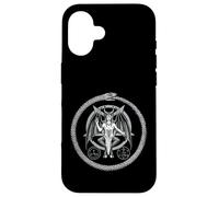 Lilith Pentagram Snake Satanic Gothic Halloween Day Of Dead Custodia per iPhone 16
