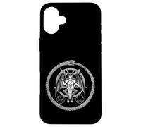 Lilith Pentagram Snake Satanic Gothic Halloween Day Of Dead Custodia per iPhone 16 Plus