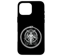 Lilith Pentagram Snake Satanic Gothic Halloween Day Of Dead Custodia per iPhone 16 Pro Max