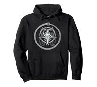 Lilith Pentagram Snake Satanic Gothic Halloween Day of Dead Felpa con Cappuccio