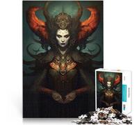Lilith Puzzle da 1000 pezzi per adulti Giocattoli che creano dipendenza e sfidano l'intelligenza del cervello con pezzi completamente interconnessi di forma casuale 38x26cm