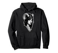 Lilith Sacerdotessa Dea Ariete Sagittario Carino Goth Ragazza Felpa con Cappuccio
