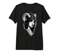 Lilith Sacerdotessa Dea Ariete Sagittario Carino Goth Ragazza Maglietta Premium