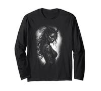 Lilith Santa Muerte Mitologia occulta Gotica Maglia a Manica