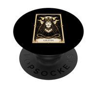 Lilith Tarocchi Wicca Gothic Dea Pagana Occulto PopSockets PopGrip Adesivo