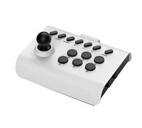 LiLiTok Arcade Fight Stick, Street Fighter Arcade Combattimento Joystick con Turbo & Macro, compatibile con Xbox / PS4 / PS3 / Switch/PC/Android iOS Phone (bianco nero)