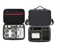 LiLiTok Borsa per DJI Neo, custodia rigida da viaggio, borsa a tracolla per DJI Neo Fly More Combo accessori, borsa impermeabile per telecomando RC-N3, batteria, organizer per hub di ricarica, Nero