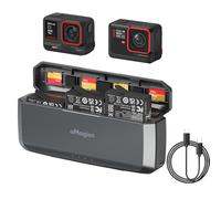 LiLiTok Caricatore rapido portatile per batterie Insta360 Ace Pro/ACE, stazione di ricarica a due vie con batteria integrata da 7710 mAh e uscita USB-C da 20 W per pd3.0