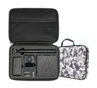 LiLiTok Custodia per DJI OSMO 360 Case, impermeabile Custodia rigida compatibile con Action Invisible Selfie Stick, borsa da viaggio per Omso 360 Combo Accessori, Grigio mimetico, casual