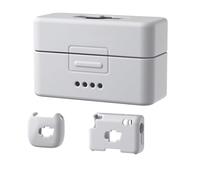 LiLiTok Custodia protettiva per DJI Mic Mini Bluetooth Lavalier microfono in silicone Set (1 custodia protettiva + 1 custodia ricevitore + 1 custodia di ricarica per microfono wireless (grigio)