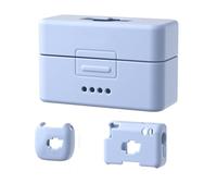 LiLiTok Custodia protettiva per DJI Mic Mini Bluetooth Lavalier microfono in silicone Set (1 custodia protettiva + 1 custodia ricevitore + 1 custodia di ricarica per microfono wireless (blu)