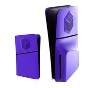 LiLiTok Custodia Protettiva per P5 Slim Faceplate Console Cover, Sostituzione Della Custodia Laterale per P5 Slim Faceplates Disc Version Accessori Antipolvere Copertina (Viola)