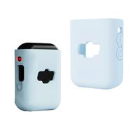 LiLiTok Custodia protettiva per trasmettitore DJI Mic 2, custodia in silicone per microfono wireless DJI 2, protezione antipolvere per fotocamera sportiva, 2 accessori per trasmettitore, blu