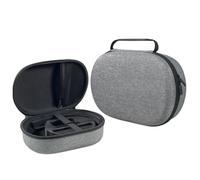LiLiTok Custodia rigida per visore Vision Pro VR, custodia per il trasporto in EVA custodia protettiva resistente alle cadute, borsa organizer da viaggio per accessori Vision Pro, Grigio, Custodia