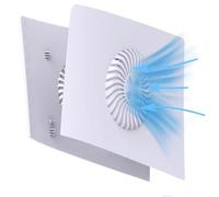 LiLiTok Custodia superiore per PS5 Pro Faceplates, piastra di ricambio con valvola di raffreddamento, protezione antipolvere per accessori PS5 Pro [custodia 2 pezzi] (bianco)