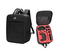 LiLiTok Drone Custodia per DJI Avata 2, custodia protettiva per DJI Avata 2, per Goggles 3 occhiali/per FPV RC3 accessori borsa zaino (39 x 29 x 17 cm), Nero , casual