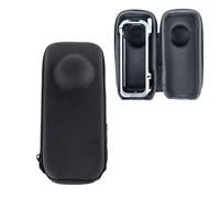 LiLiTok Mini custodia per fotocamera Insta360 X5 custodia protettiva da viaggio impermeabile mezza zip per Insta 360 X5 X4 custodia espansa può adattarsi a una gabbia per fotocamera, Nero , casual
