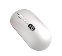 LiLiTok Mouse Bluetooth a 7 tasti, 2.4 GHz, senza fili, per ufficio, 2400 DPI con ricevitore USB per MacBook, PC, laptop, Surfacebook (argento)