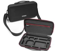 LiLiTok Per Insta 360 X4, custodia impermeabile da viaggio, organizzatore con tracolla per fotocamera Insta 360 X4, custodia per selfie stick, treppiede, accessori hub di ricarica, Nero , casual