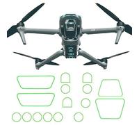 LiLiTok Set di pellicole protettive per DJI Air 3S, [fotocamera 2 pezzi + sensore 10 pezzi] Pellicola protettiva per sensore obiettivo Nano HD a prova di esplosione pellicola antigraffio per