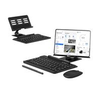 LiLiTok Set di tastiera e mouse per Samsung Galaxy Z Fold 5 4, tastiera Bluetooth portatile staccabile con mouse wireless e penna touch e supporto da scrivania per Galaxy Z Fold 5 4 (nero)