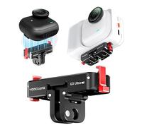 LiLiTok Supporto magnetico per Insta360 GO Ultra Supporto a sgancio rapido Quick Release Mount Adattatore con connettore 1/4 per accessori 360 GO Ultra