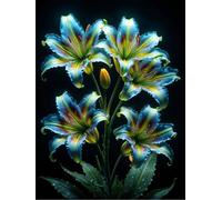 Lilium tuberi mix di cipolle,gigli in vaso,cipolle perenni,decorativi,grazia,gigli a cipolle resistenti all'inverno,ottima decorazione-2pezzo-E
