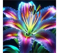 Lilium tuberi mix di cipolle,gigli in vaso,cipolle perenni,decorativi,grazia,gigli a cipolle resistenti all'inverno,ottima decorazione-2pezzo-M