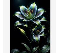 Lilium tuberi mix di cipolle,gigli in vaso,cipolle perenni,grazia,gigli a cipolle resistenti all'inverno,decorazione.-10pezzo-A