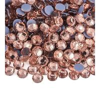 Liliume 5760 Pezzi Hotfix Strass SS6 Champagne 12 Colori 4 Dimensioni Rotondi in Vetro per Vestiti Scarpe Fai Da Te (Champagne-SS6)