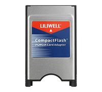 LILIWELL - Adattatore compatto da flash a PCMCIA Ata per computer portatile PCMCIA Compact Flash PC CF Card Reader Adapter