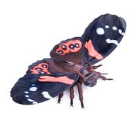 lilizzhoumax Ammiraglio Rosso Peluche Realistica Peluche Animale Adorabile Regali Morbidi e Carini Farfalla Peluche per Bambini Ragazzi e Ragazze Giocattoli per bambini 11”